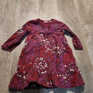 Mexx Burgundy and Plum Floral Dress